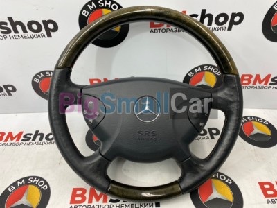 Руль Mercedes E550 2002 W211 113.967 А2114600703 - купить Краснодаре