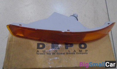 Указатель поворота в бампер левый от Toyota Camry V30, XV10 1990-1994