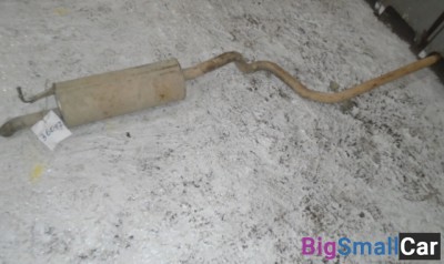 Задняя часть глушителя от Volkswagen Polo Sedan 2010 - купить Краснодаре