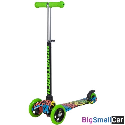 Детский самокат-кикборд 120H.DISCOKIDS.BMC8 NOVATRACK - купить Краснодаре