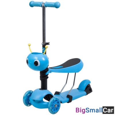 Детский самокат-кикборд 120S.DISCOKIDS.BL7 NOVATRACK - купить Краснодаре