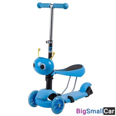 Детский самокат-кикборд 120S.DISCOKIDS.BL9 NOVATRACK - купить Краснодаре