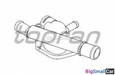 Фланец системы охлаждения hans pries 108193756 - купить Краснодаре