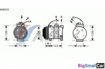 Компрессор кондиционера AVA quality cooling aiak01 - купить Краснодаре