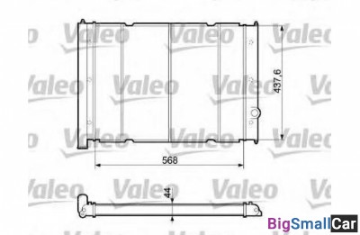 Радиатор охлаждения AVA quality cooling VWA2034 - купить Краснодаре