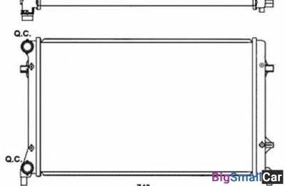 Радиатор охлаждения SAT sgvw0004 - купить Краснодаре