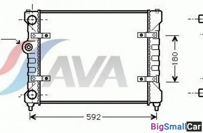 Радиатор охлаждения AVA quality cooling ST2023 - купить Краснодаре