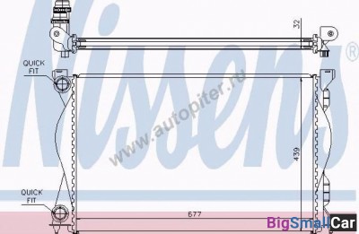 Радиатор охлаждения nissens 60235A - купить Краснодаре