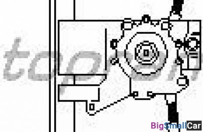 Стеклоподъемник hans pries 108672755 Задний левый - купить Краснодаре