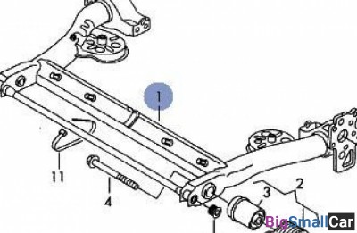 Балка задняя podramnik A0105 - купить Краснодаре