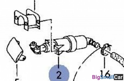 Форсунка омывателя фары JP group 955650004 L плюс R - купить Краснодаре