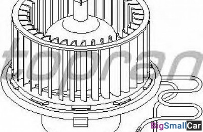 Вентилятор печки hans pries 111353755 - купить Краснодаре