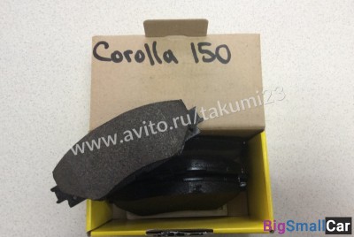 Тормозные колодки Toyota Corolla 150