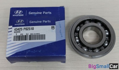 Подшипник пром. вала кпп D4AL 43425P02510 - купить Краснодаре