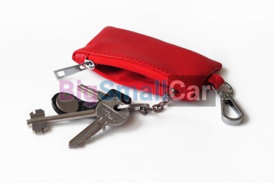 Чехол Для Ключей Bmw Универсальный, Кожаный, Красный bgt1010