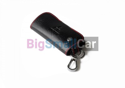 Чехол Для Ключей Mitsubishi Универсальный, Кожаный, Цвет Нити Красный bgt1029
