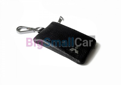 Чехол Для Ключей Mitsubishi Универсальный, Кожаный С Металическим Значком, Черный bgt1032